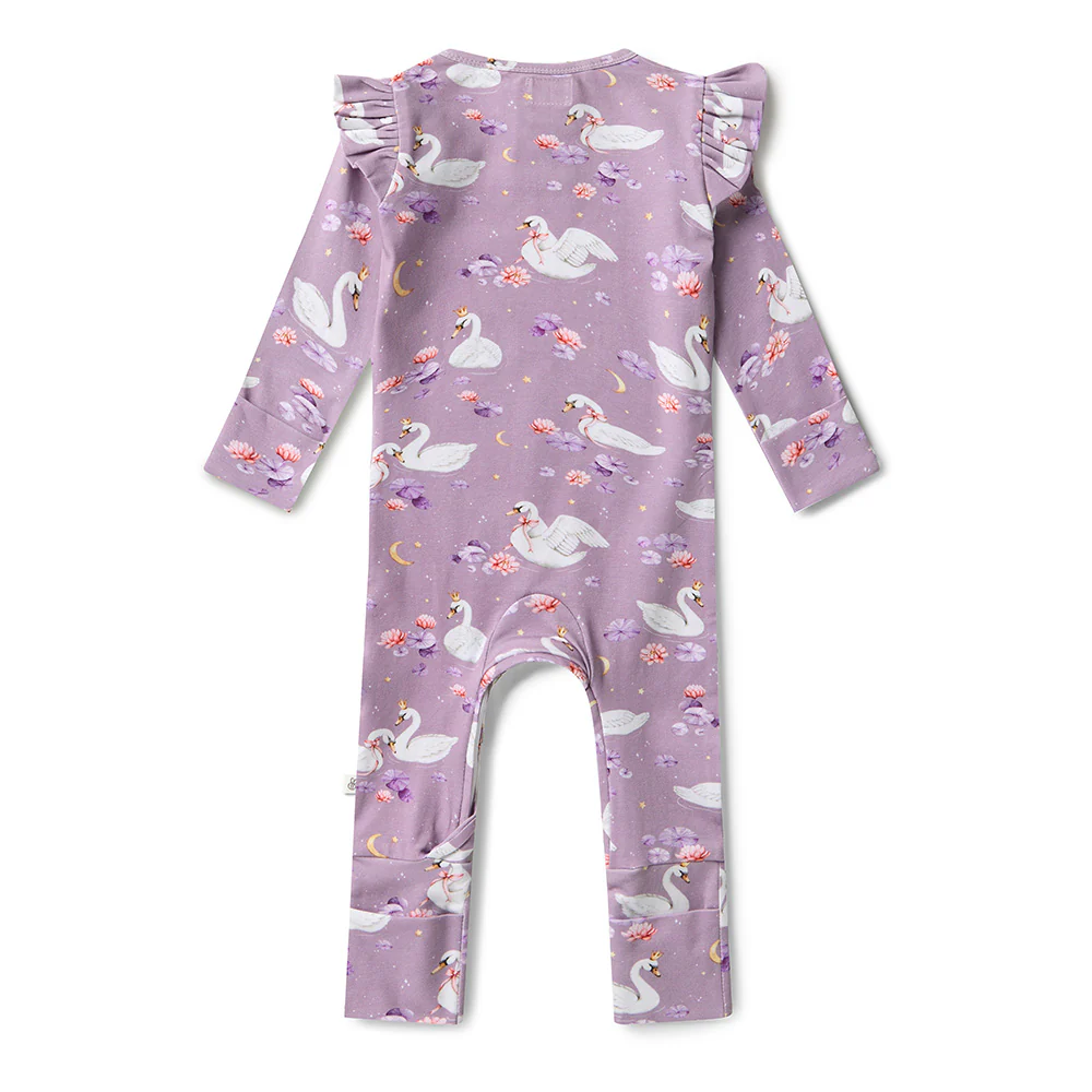 Swan Lake Organic Growsuit with Frill - Image 7