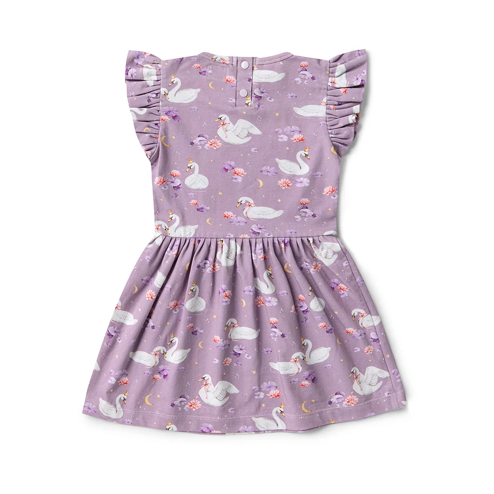 Swan Lake Short Sleeve Organic Dress - Image 16