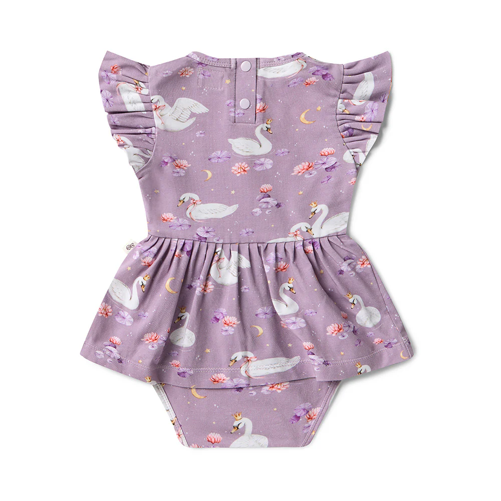 Swan Lake Short Sleeve Organic Dress - Image 7
