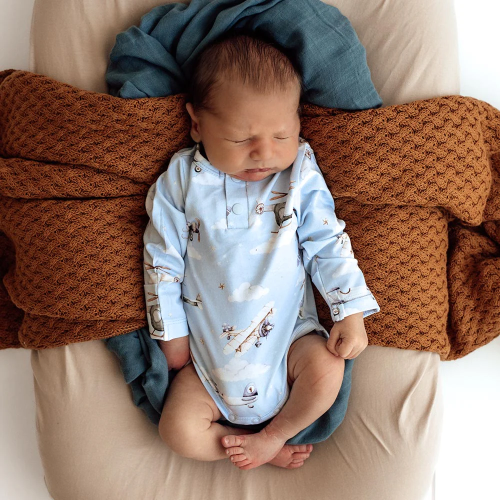 Taking Flight Long Sleeve Organic Bodysuit - Image 7