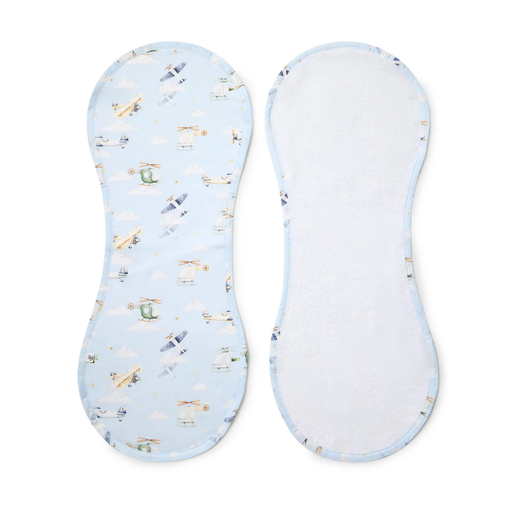 Taking Flight Organic Cotton Burp Cloth - Image 2