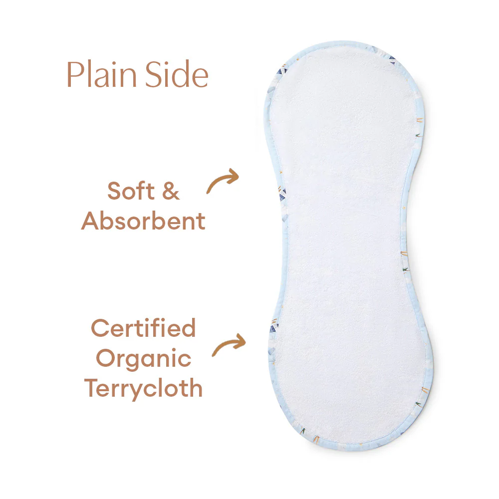 Taking Flight Organic Cotton Burp Cloth - Image 7