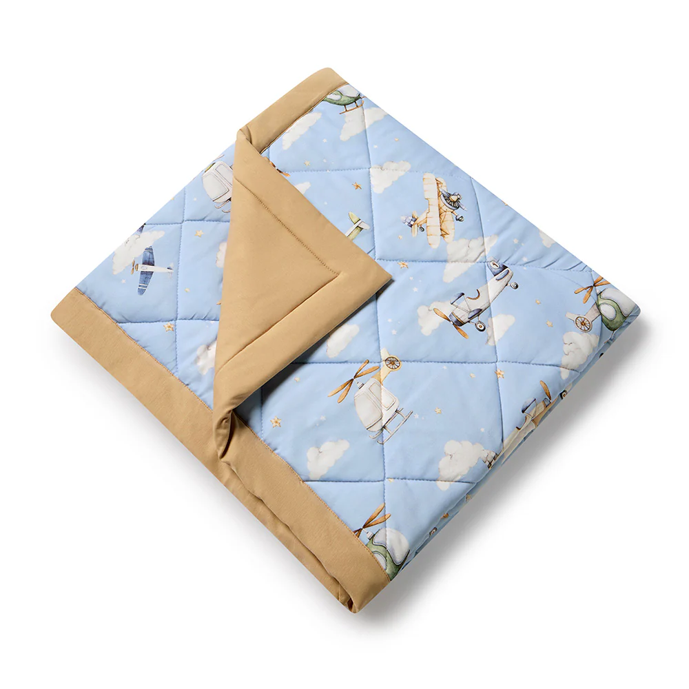 Taking Flight Organic Cotton Cot Comforter - Image 2