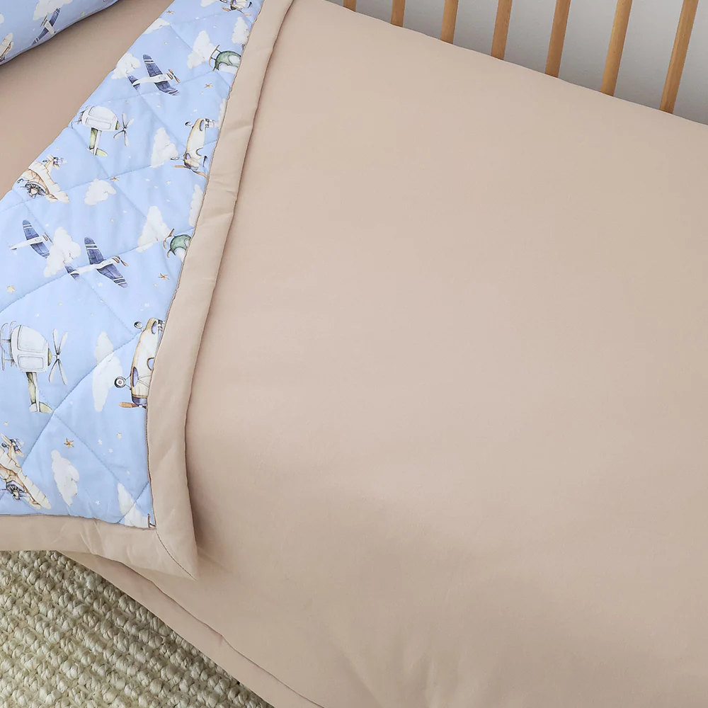 Taking Flight Organic Cotton Cot Comforter - Image 4