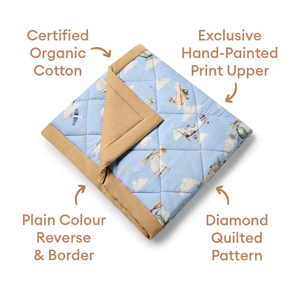 Taking Flight Organic Cotton Cot Comforter - Image 5