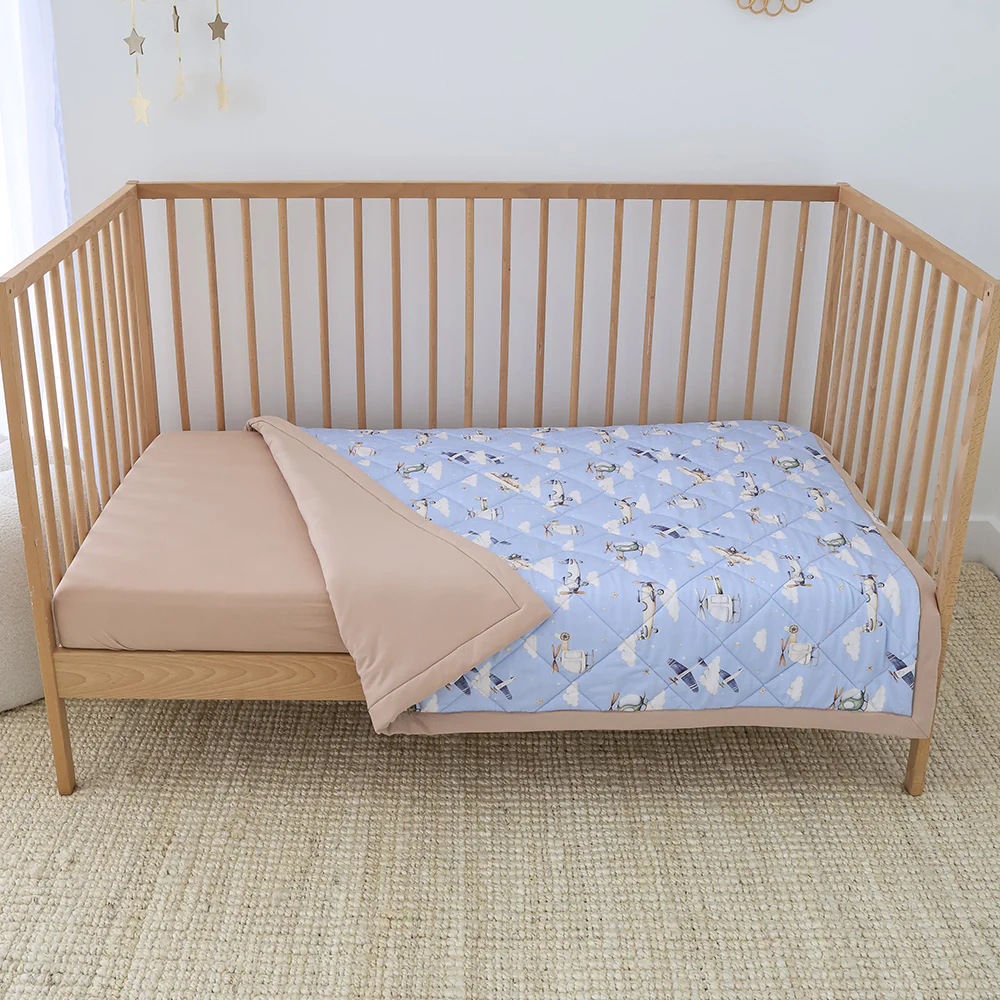 Taking Flight Organic Cotton Cot Comforter - Image 6