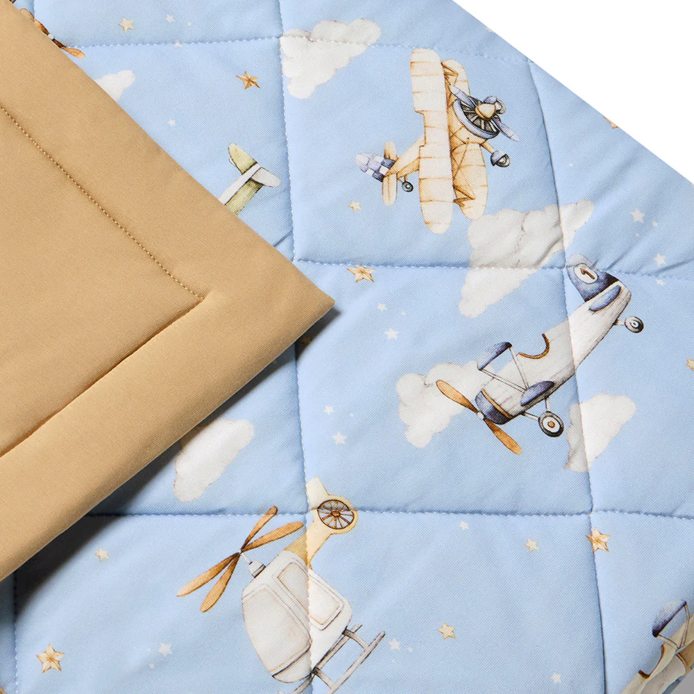 Taking Flight Organic Cotton Cot Comforter - Image 8