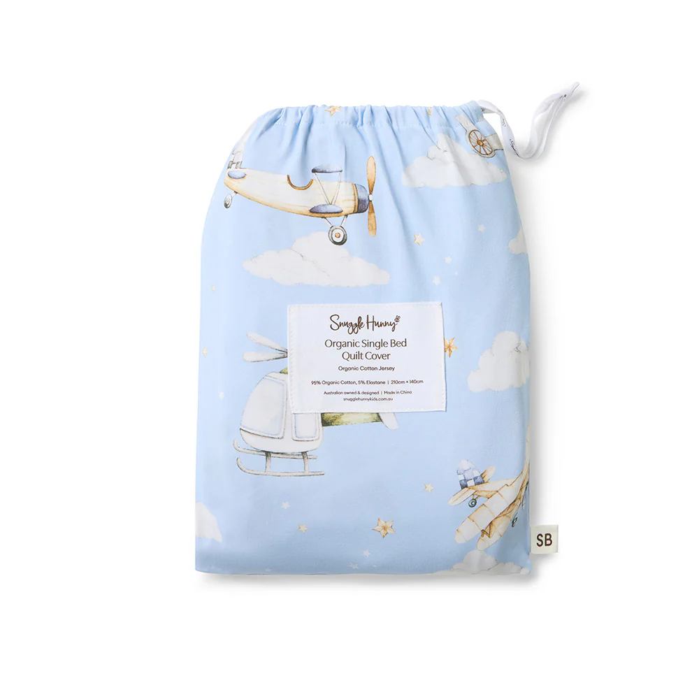 Taking Flight Organic Cotton Quilt Cover - Image 8