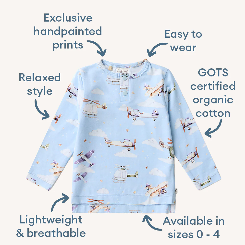 Taking Flight Organic Long Sleeve Top - Image 6