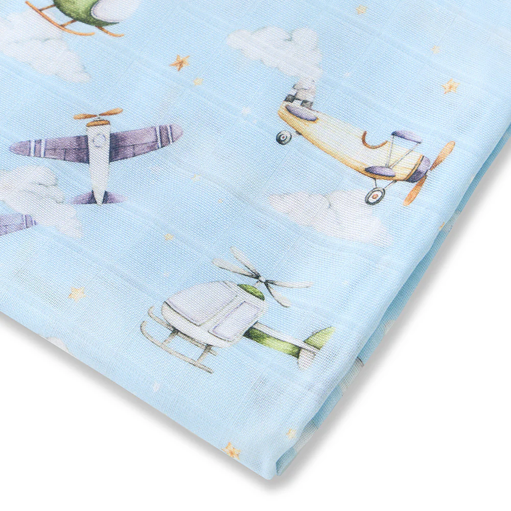 Taking Flight Organic Muslin Wrap - Image 4