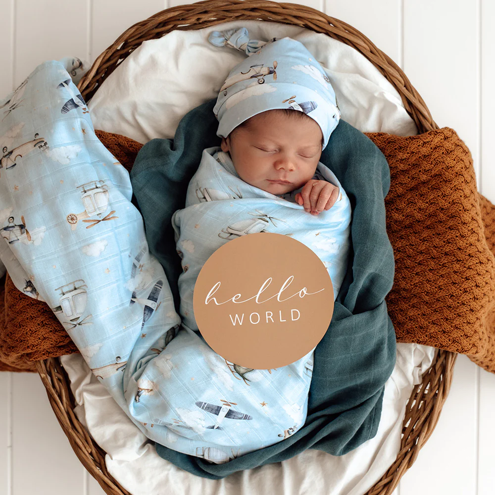 Taking Flight Organic Muslin Wrap - Image 5