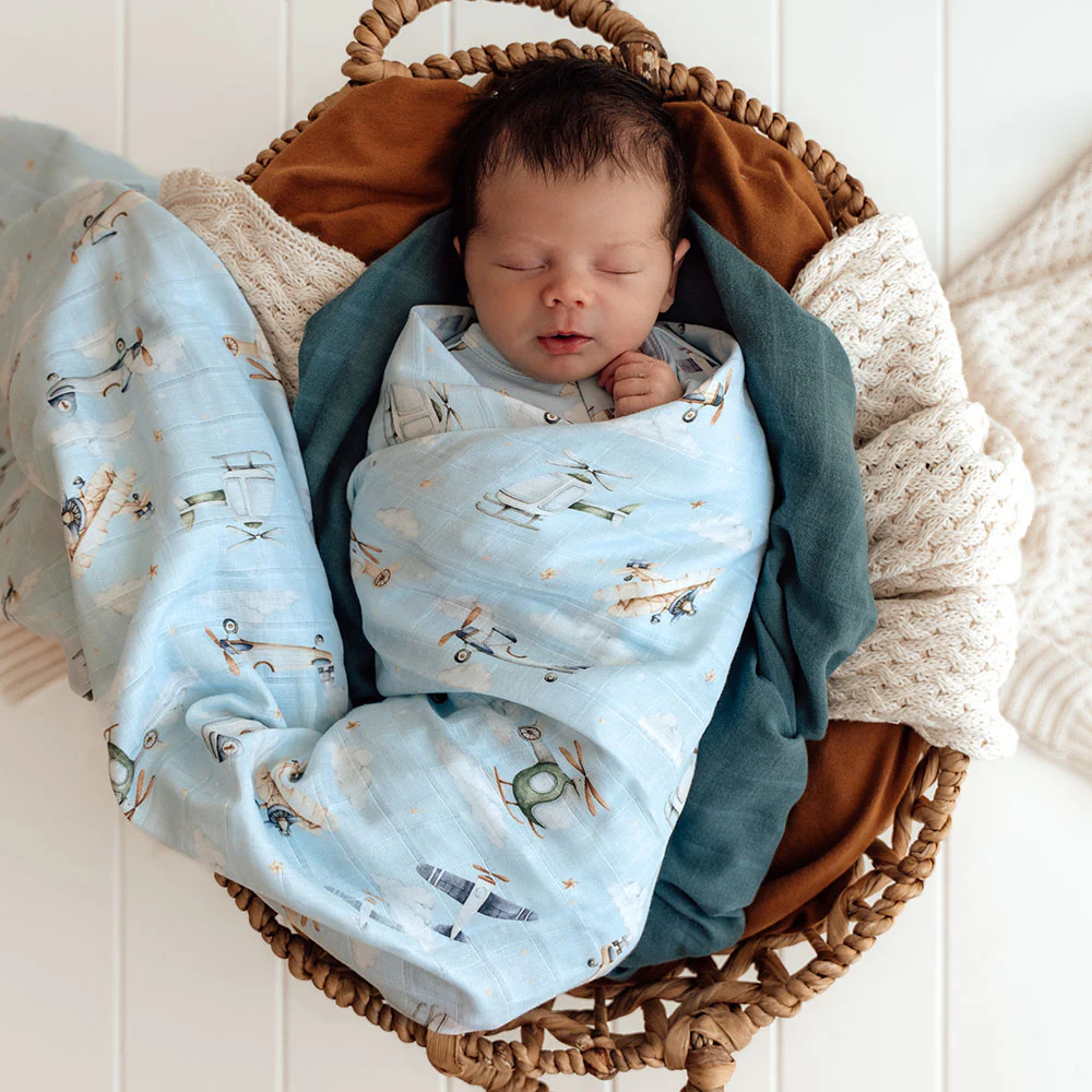 Taking Flight Organic Muslin Wrap - Image 6
