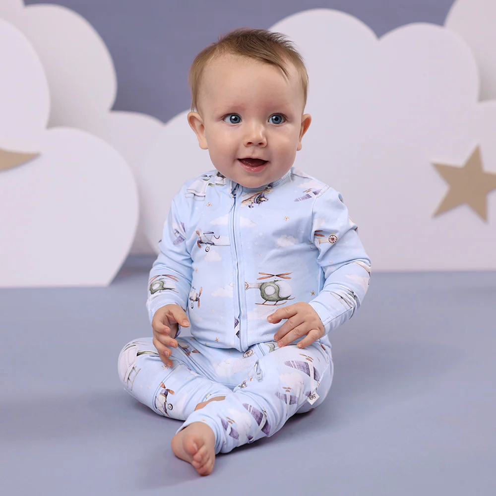 Taking Flight Organic Snugglesuit Convertible Romper - Image 12