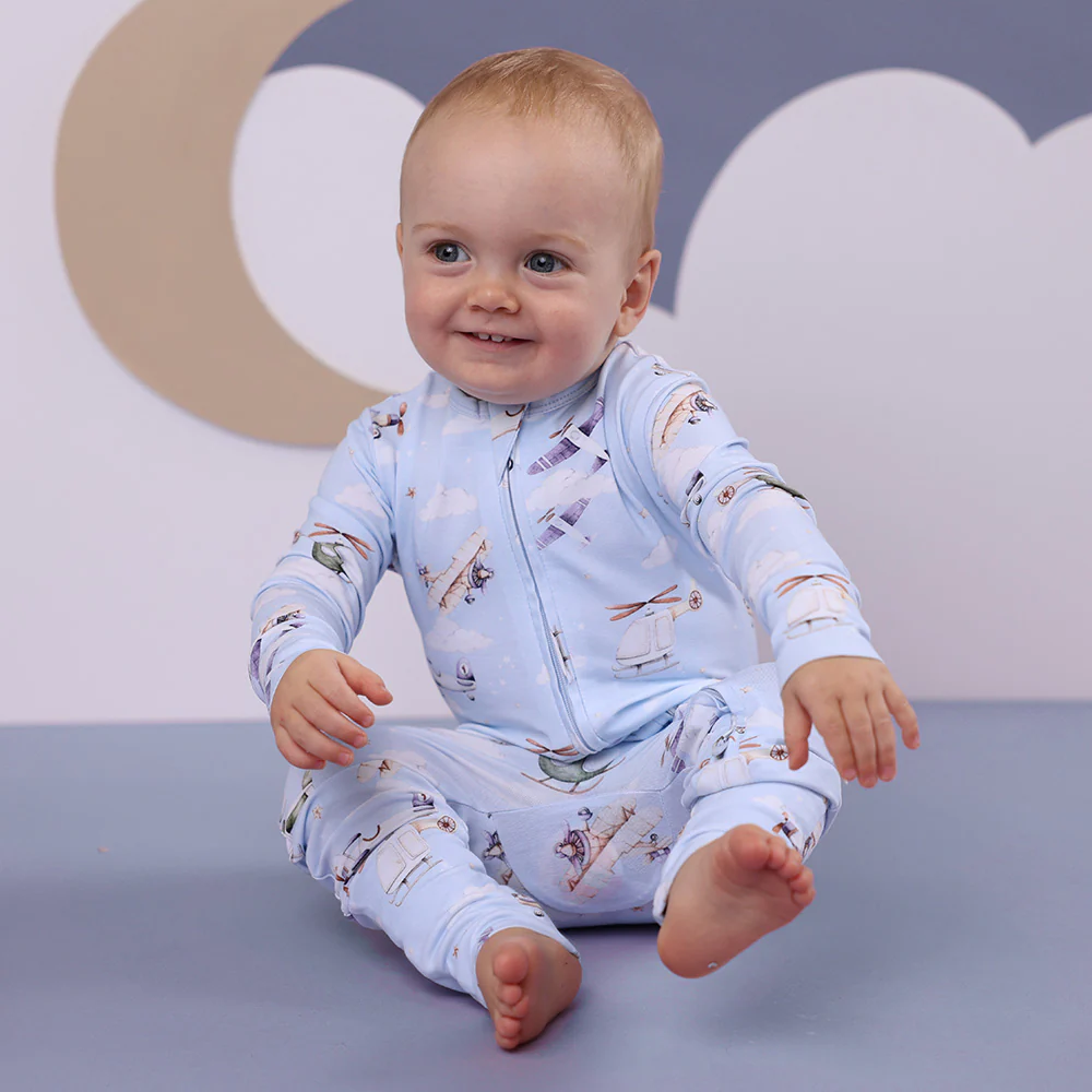 Taking Flight Organic Snugglesuit Convertible Romper - Image 14