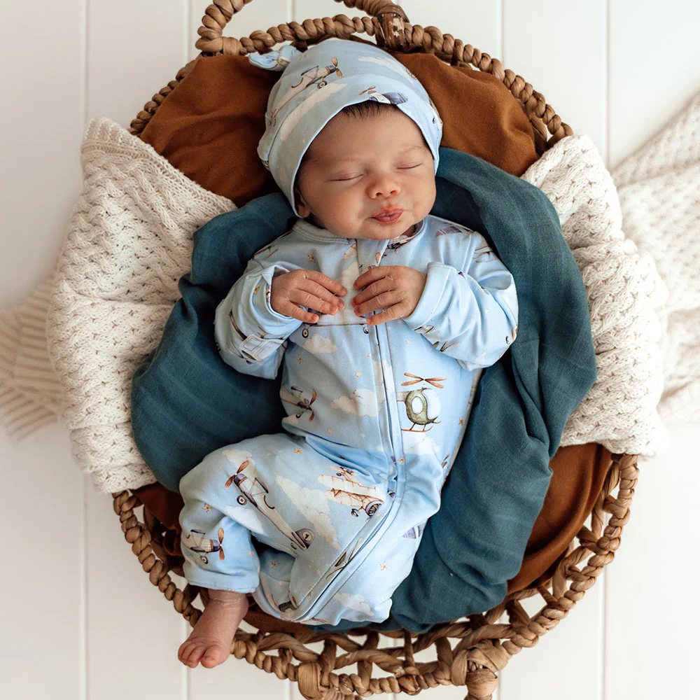 Taking Flight Organic Snugglesuit Convertible Romper - Image 4