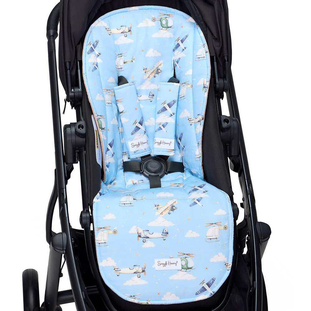 Bundle - Taking Flight Pram Liner & Strap Cover Set - Image 3
