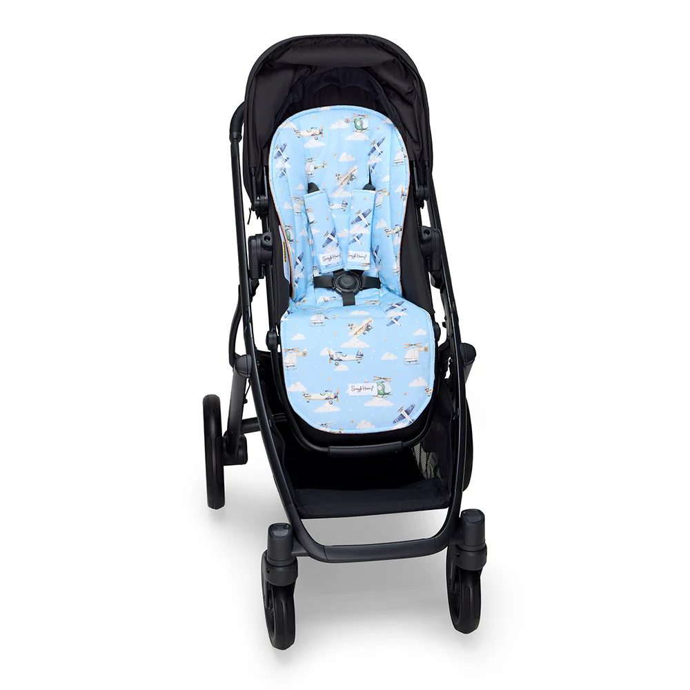 Bundle - Taking Flight Pram Liner & Strap Cover Set - Image 4