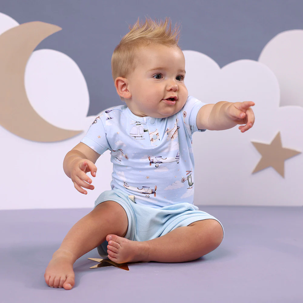 Taking Flight Short Sleeve Organic Bodysuit - Image 12