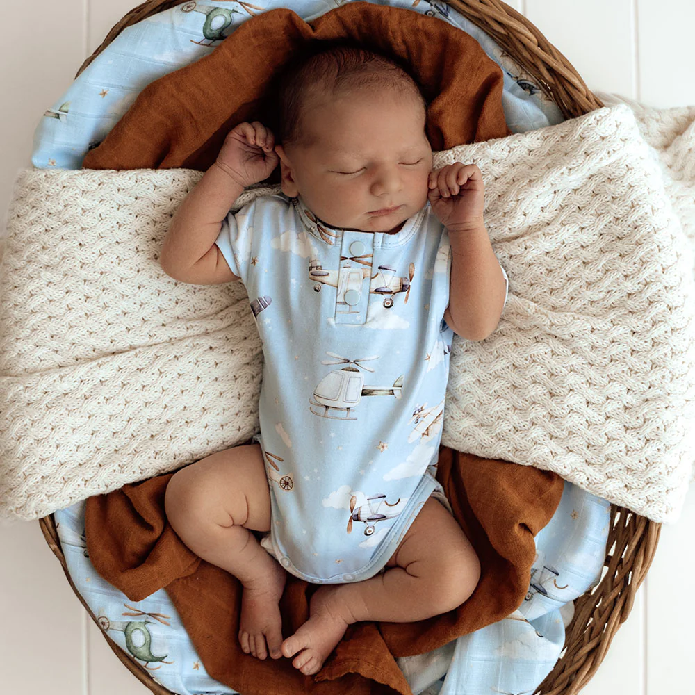 Taking Flight Short Sleeve Organic Bodysuit - Image 13