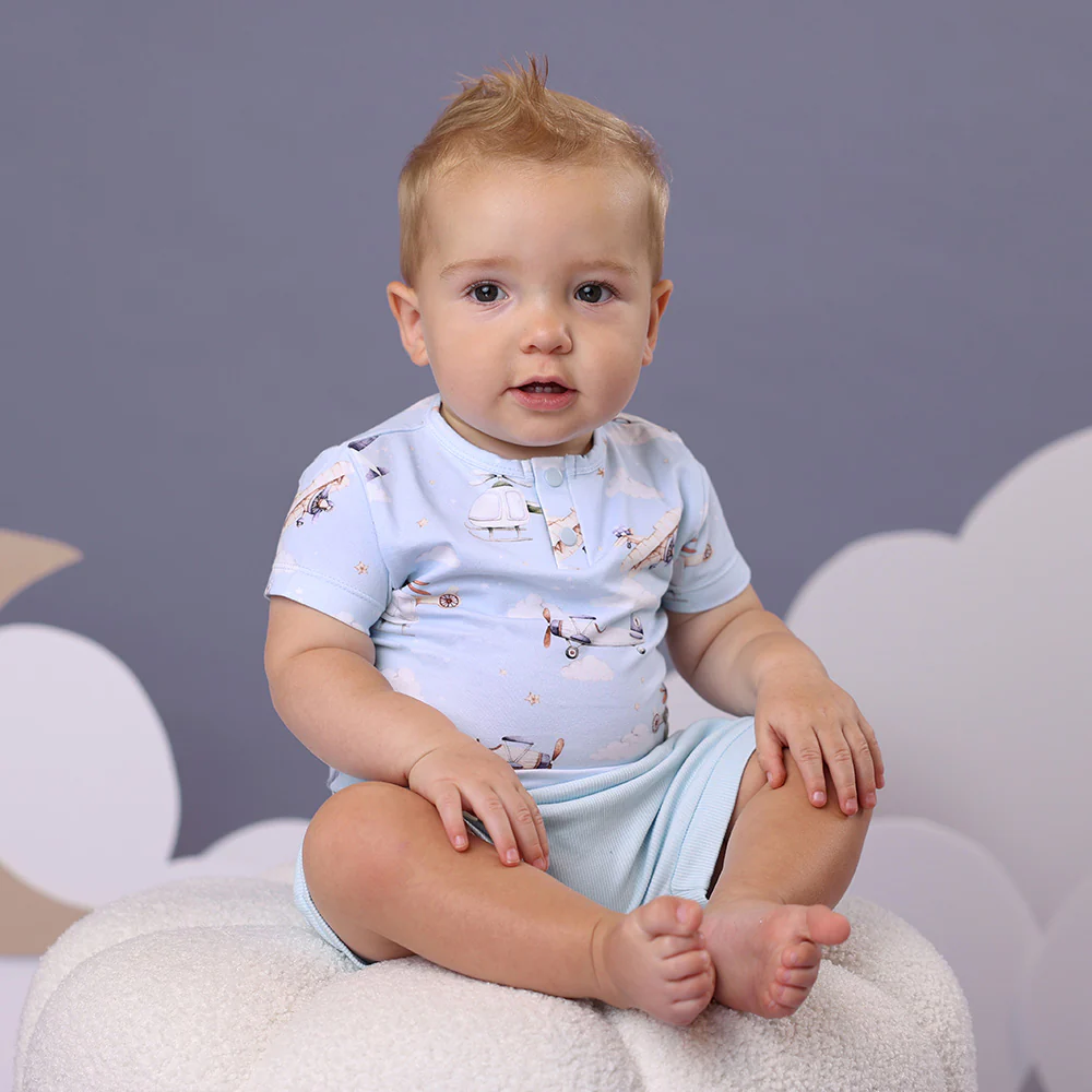 Taking Flight Short Sleeve Organic Bodysuit - Image 3