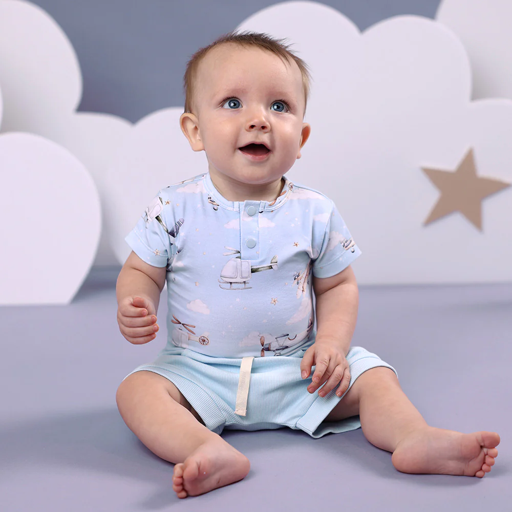 Taking Flight Short Sleeve Organic Bodysuit - Image 5