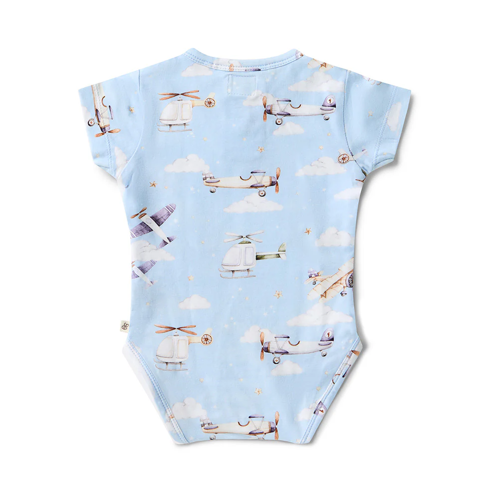 Taking Flight Short Sleeve Organic Bodysuit - Image 6