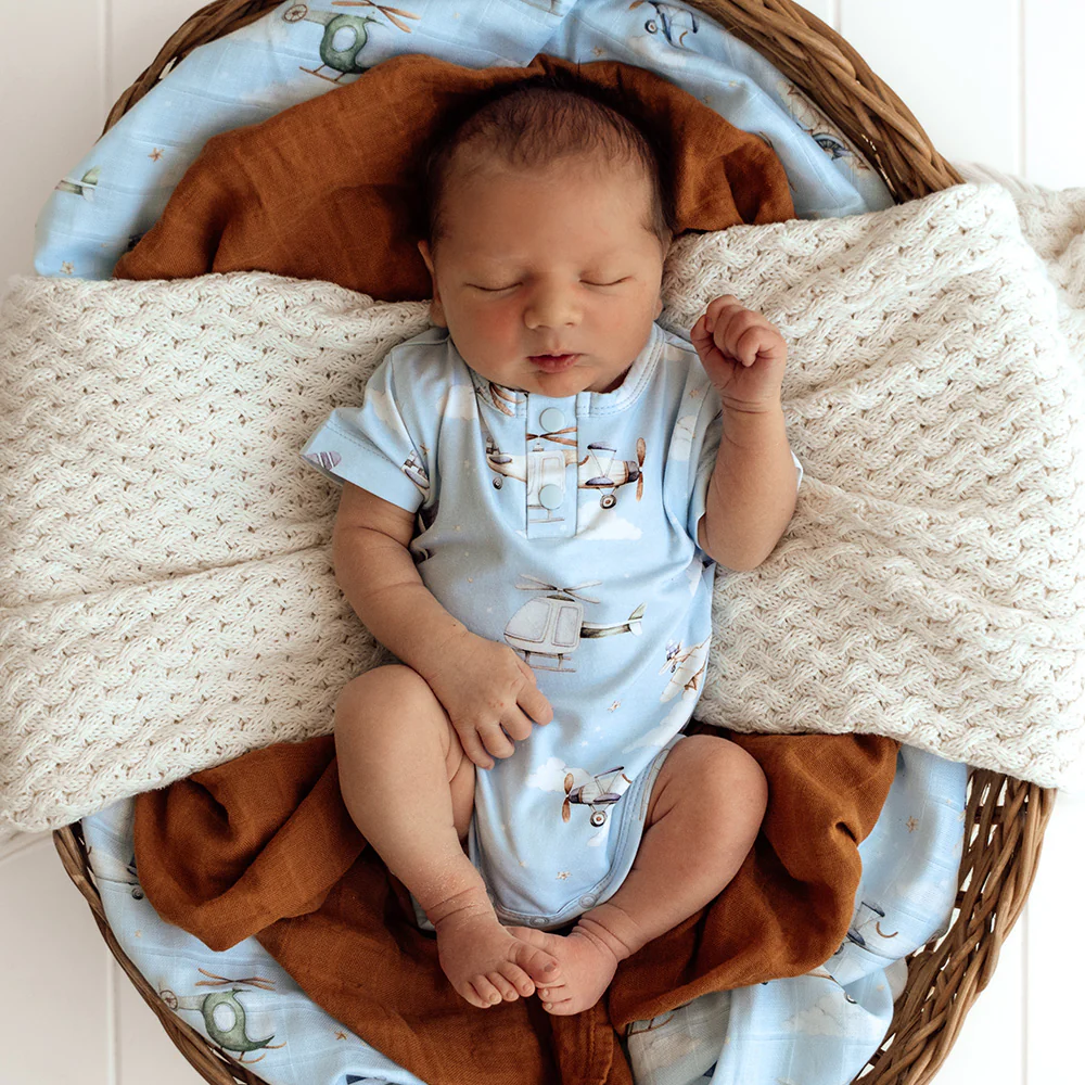 Taking Flight Short Sleeve Organic Bodysuit - Image 8