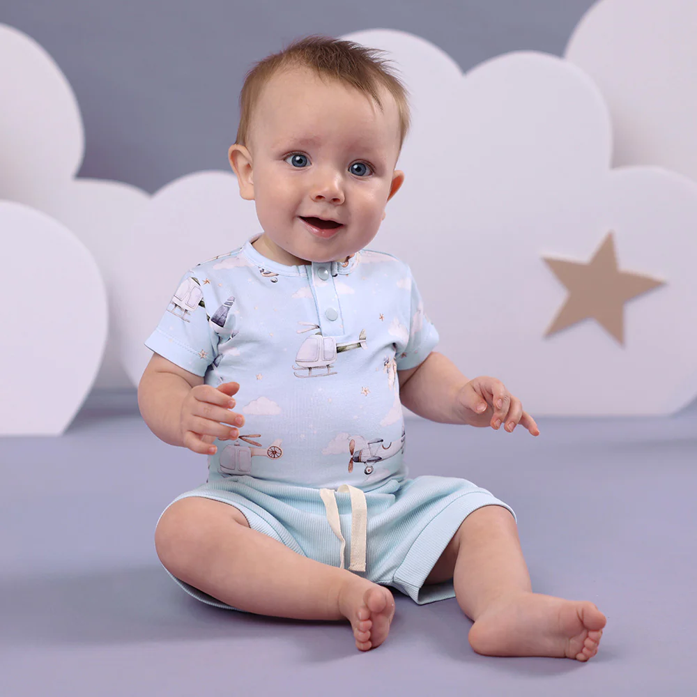 Taking Flight Short Sleeve Organic Bodysuit - Image 9