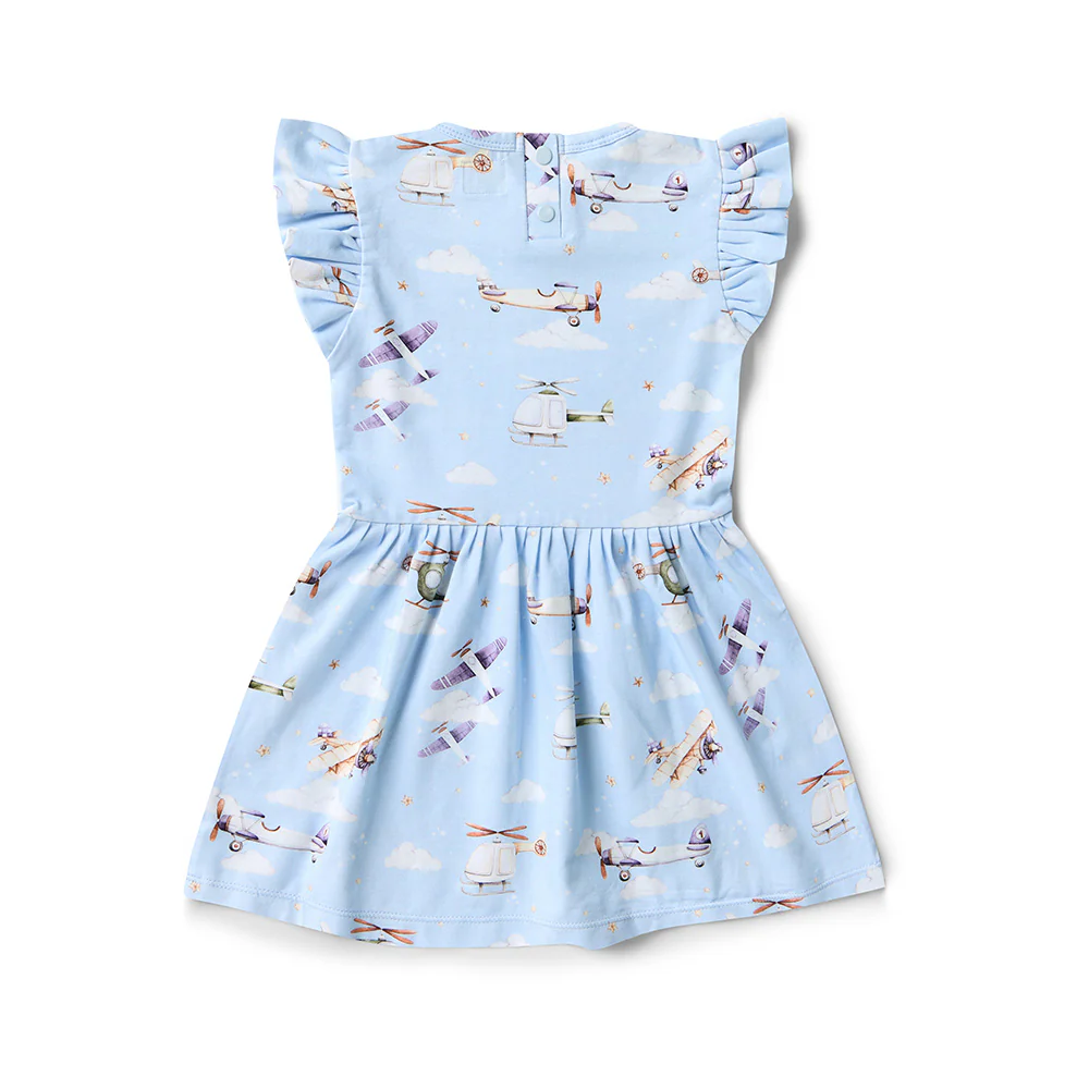 Taking Flight Short Sleeve Organic Dress - Image 12