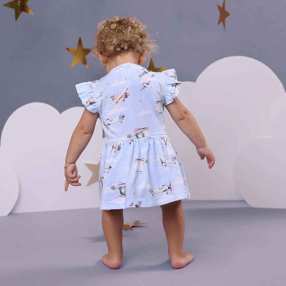 Taking Flight Short Sleeve Organic Dress - Image 15