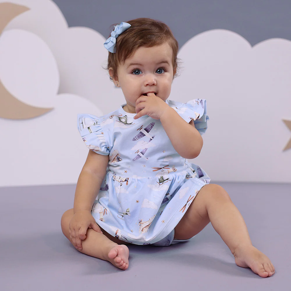 Taking Flight Short Sleeve Organic Dress - Image 18