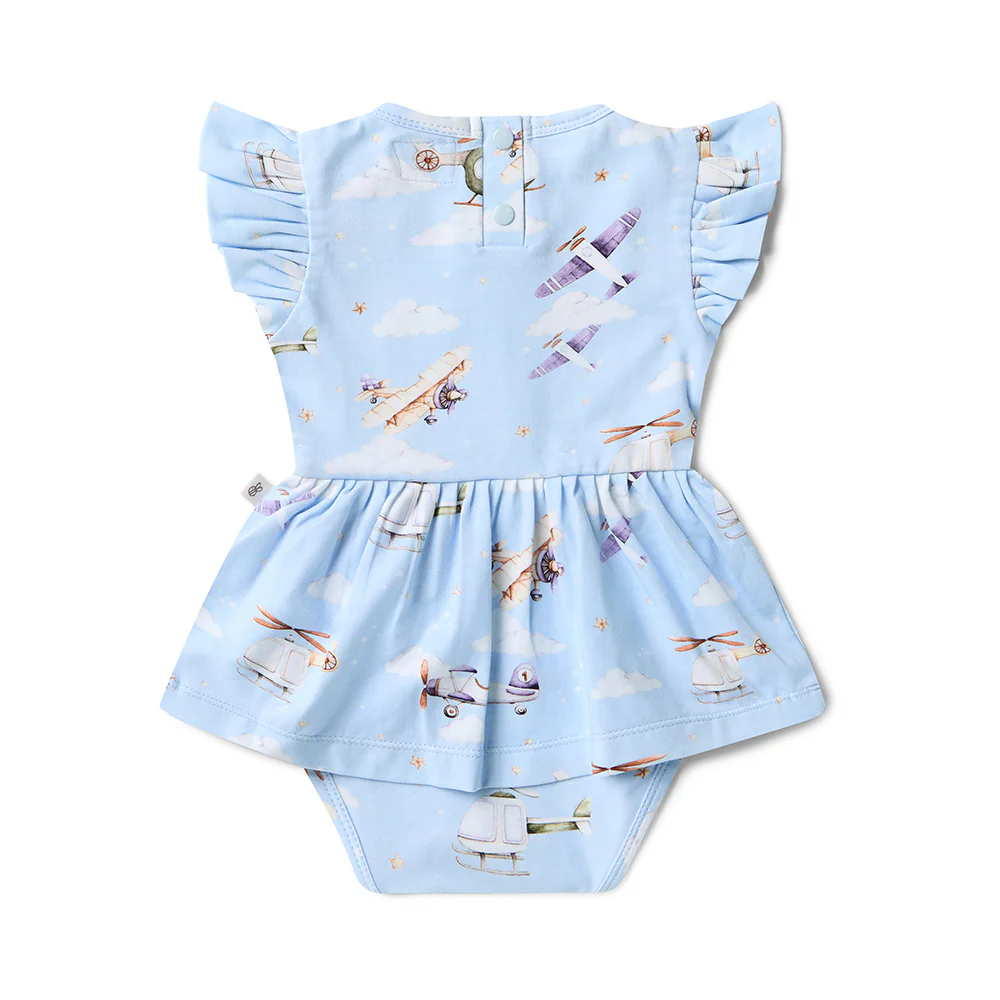 Taking Flight Short Sleeve Organic Dress - Image 6