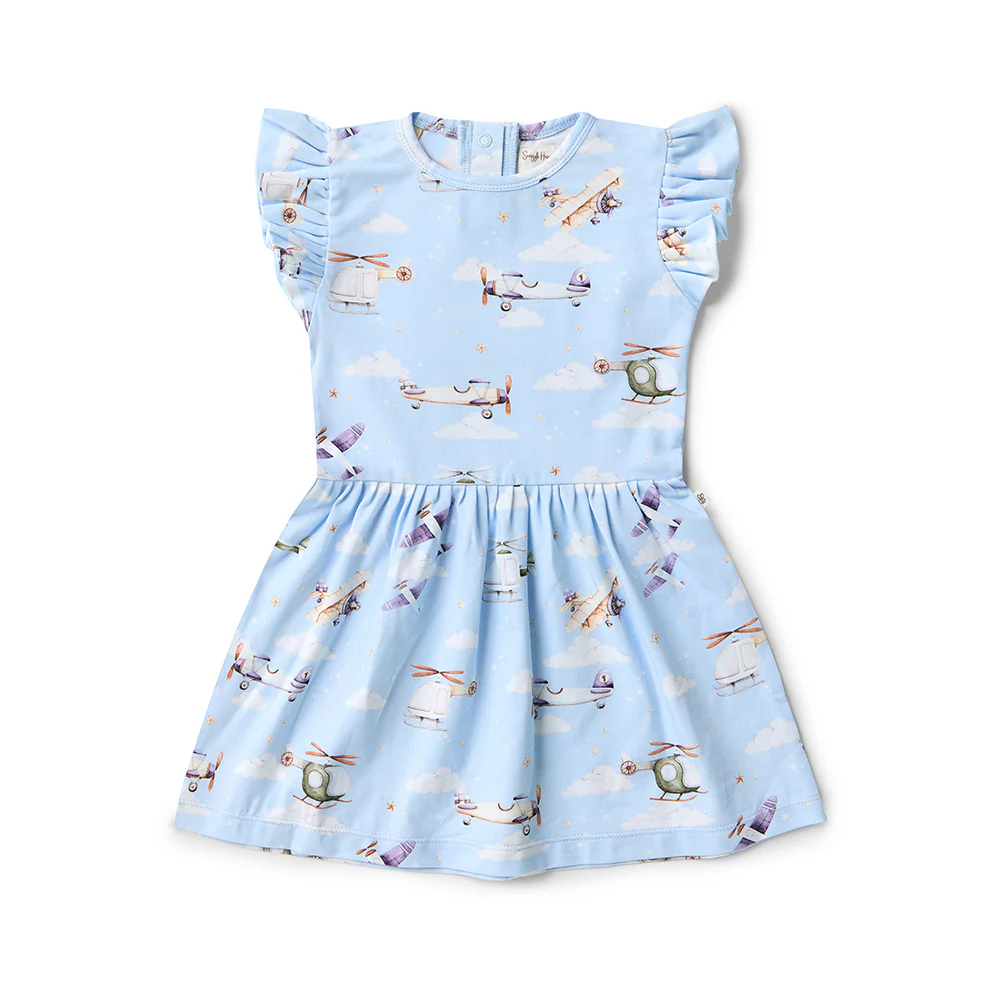 Taking Flight Short Sleeve Organic Dress - Image 8