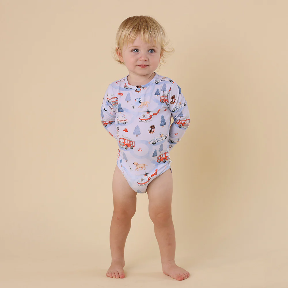 To The Rescue Long Sleeve Organic Bodysuit - Image 11