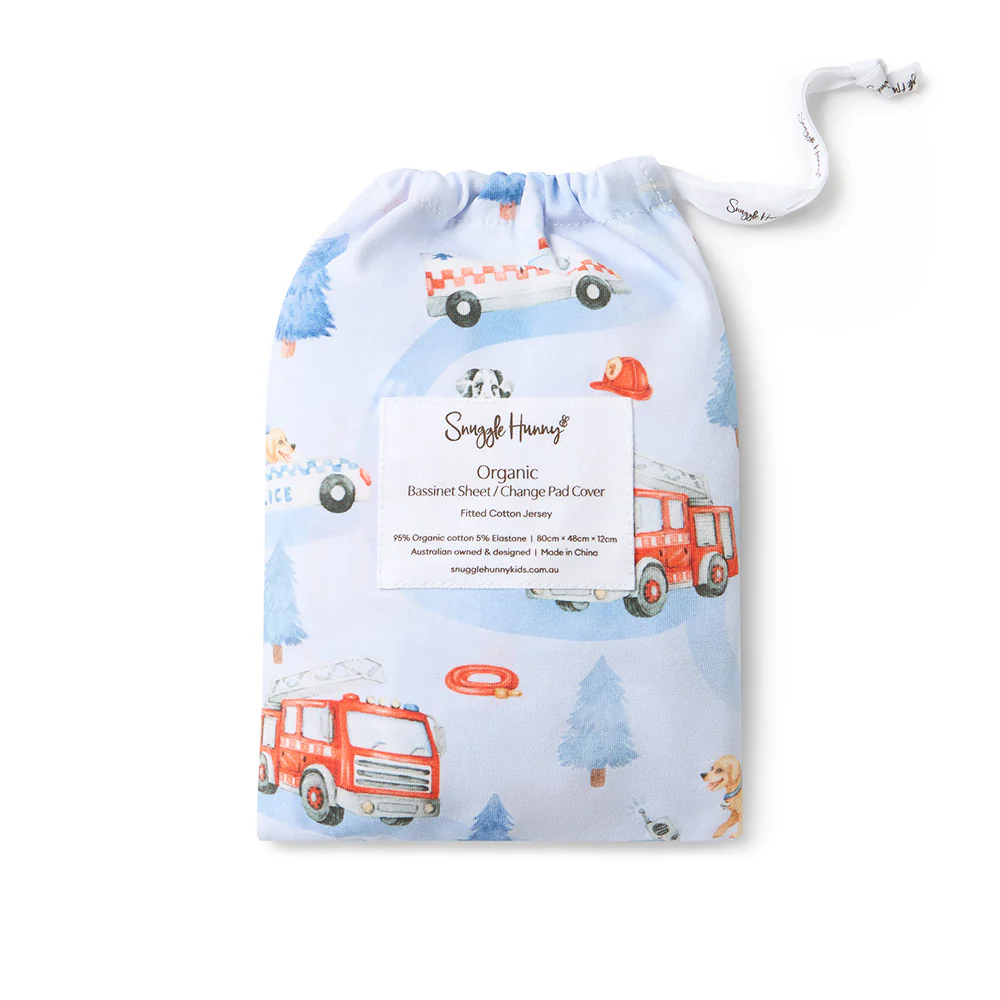 To The Rescue Organic Bassinet Sheet / Change Pad Cover - Image 5