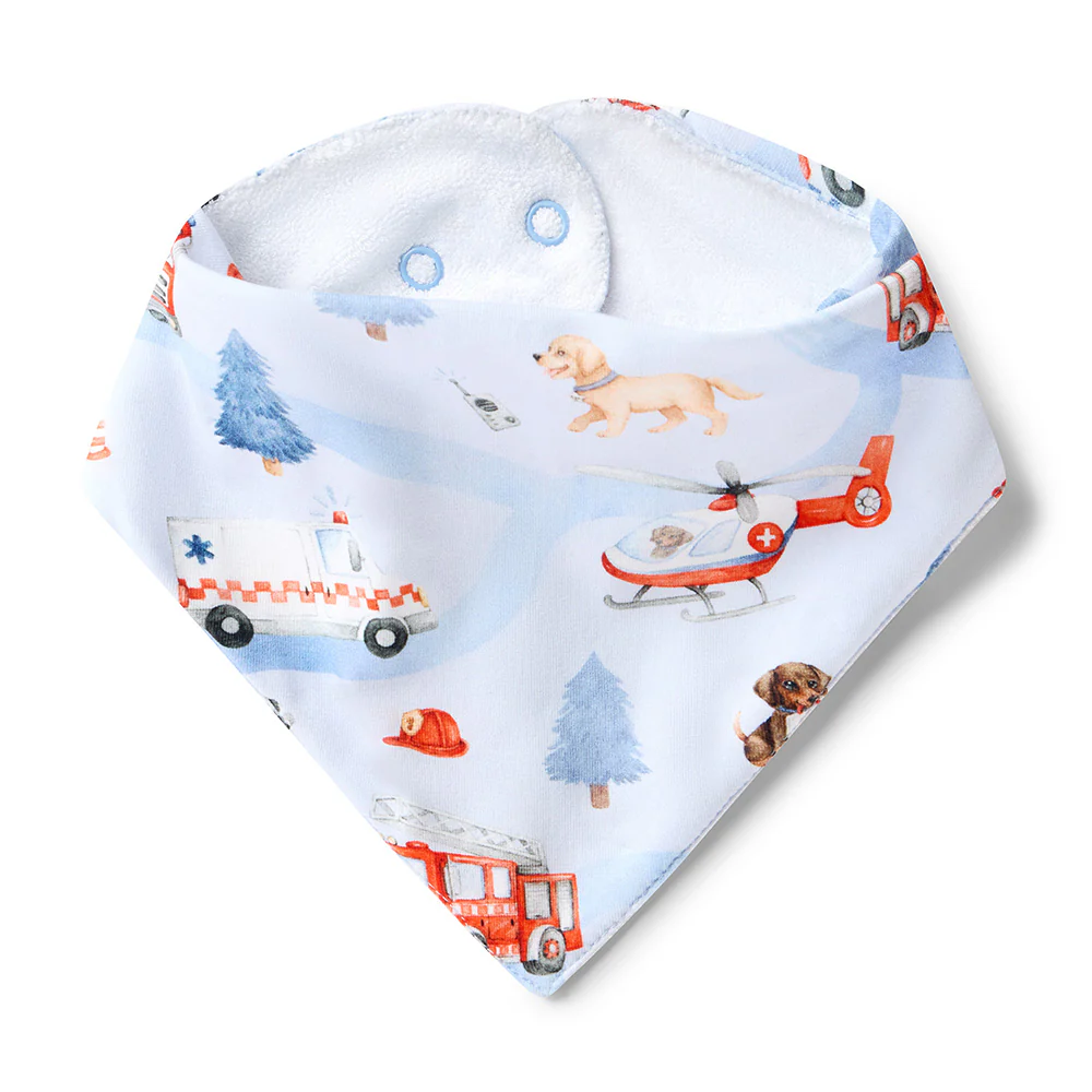 To The Rescue Organic Dribble Bib - Image 2