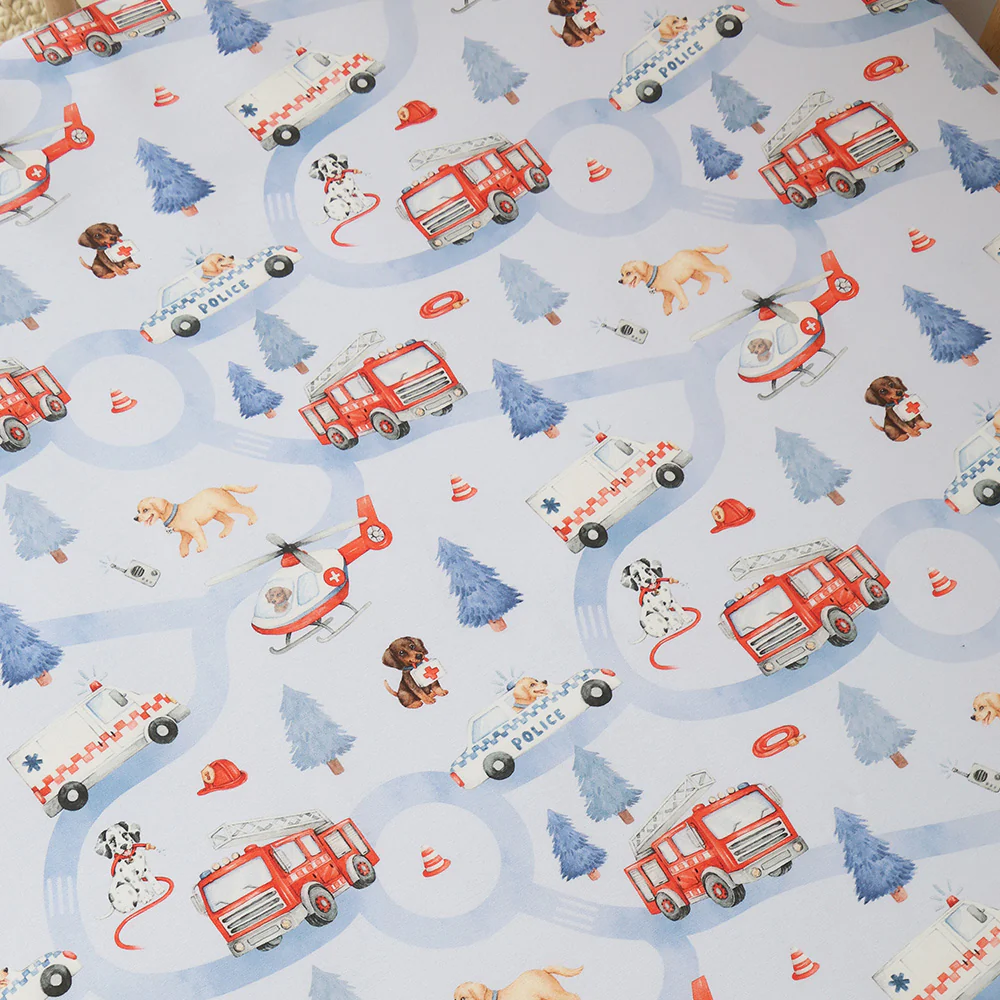 To The Rescue Organic Fitted Cot Sheet - Image 2