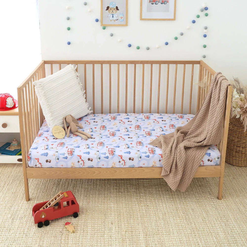 To The Rescue Organic Fitted Cot Sheet - Image 3