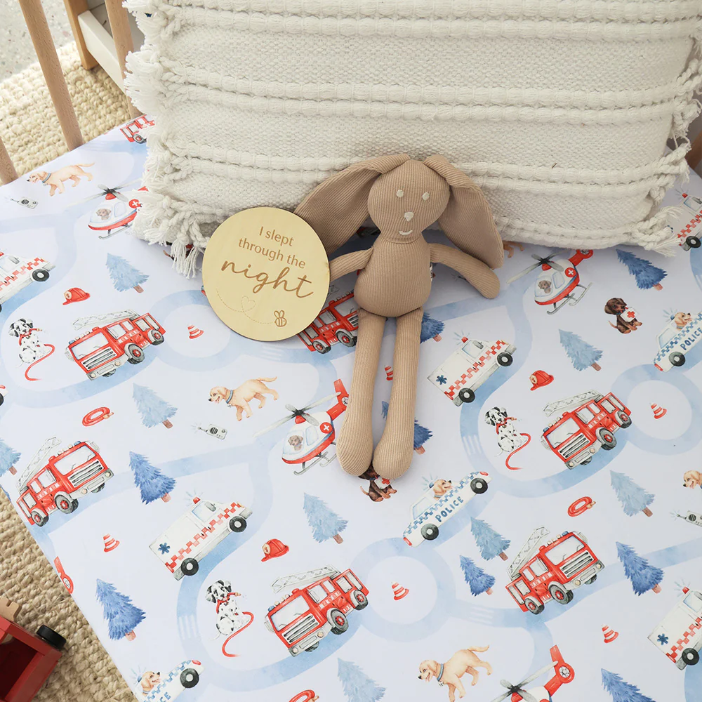To The Rescue Organic Fitted Cot Sheet - Image 4