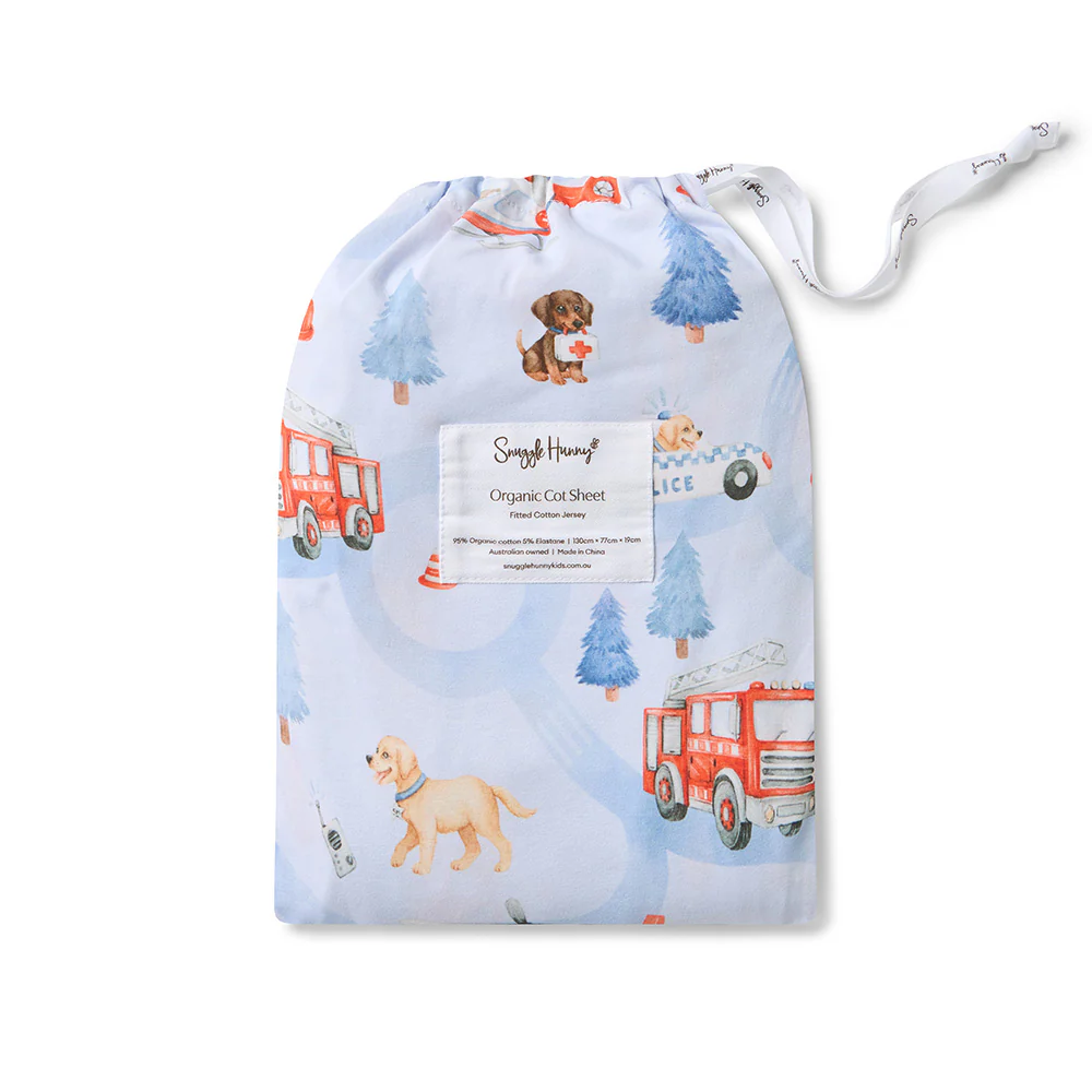 To The Rescue Organic Fitted Cot Sheet - Image 6