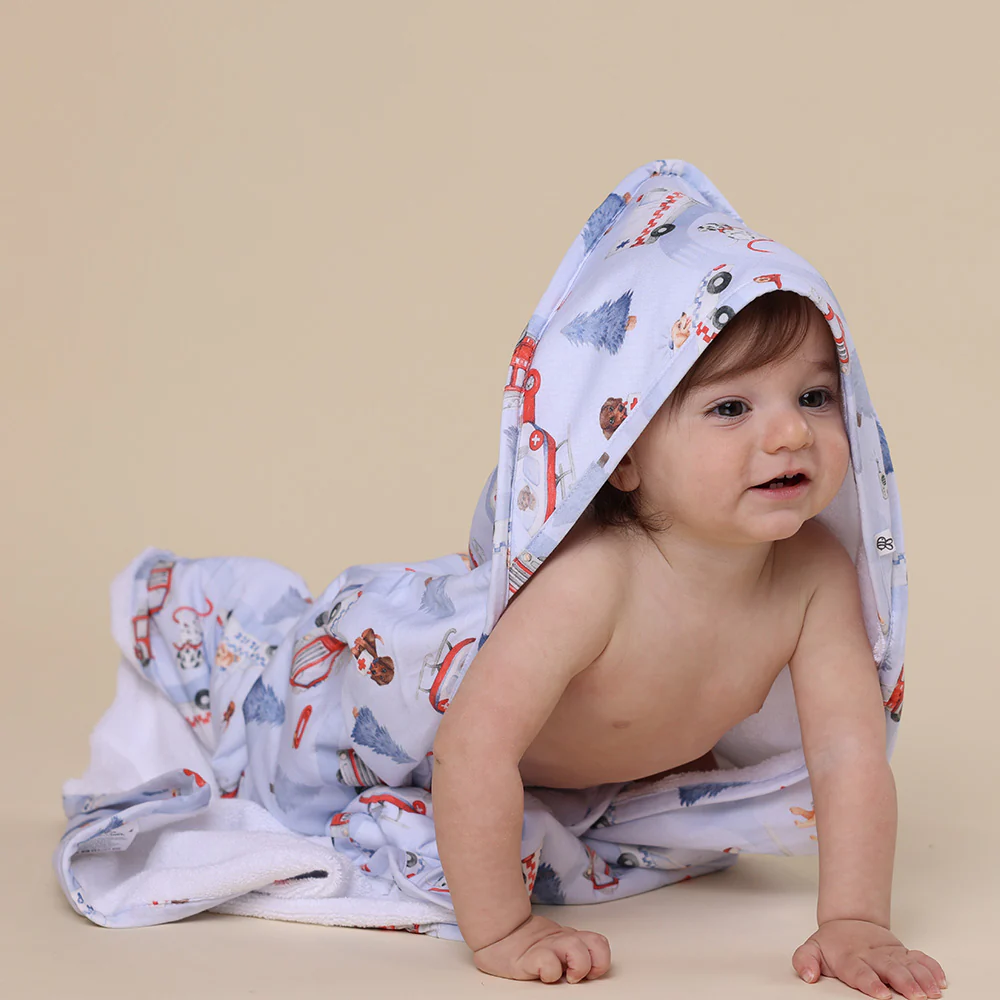 To The Rescue Organic Hooded Baby Towel - Image 5