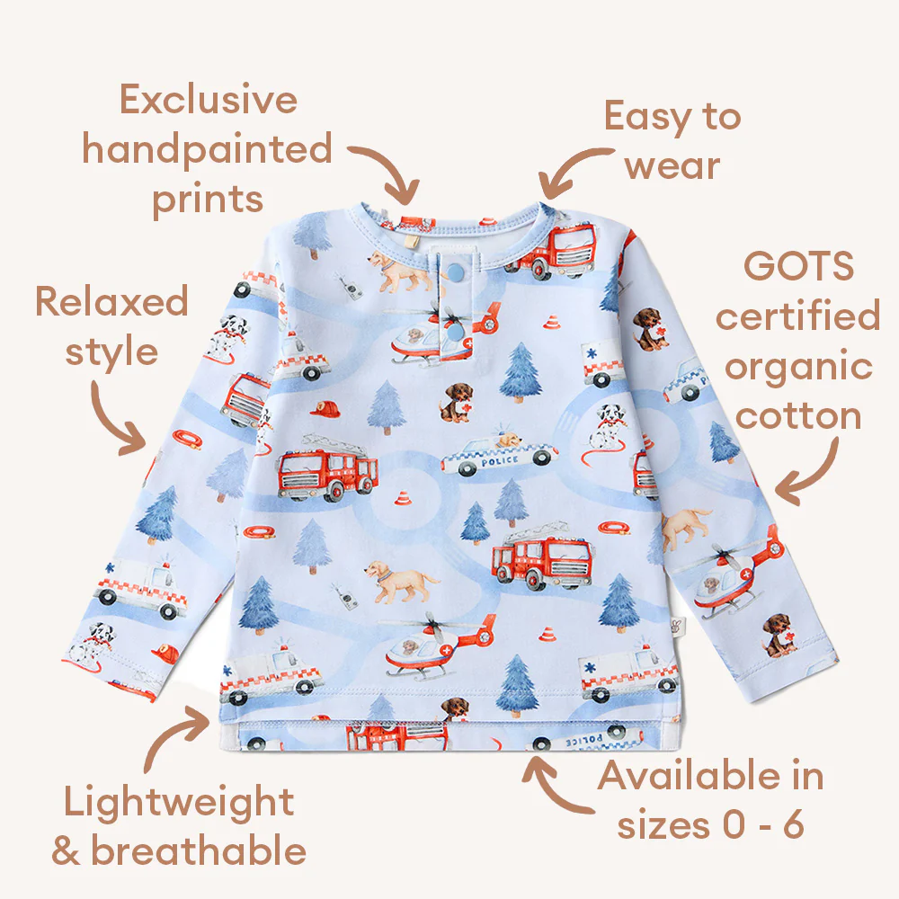 To The Rescue Organic Long Sleeve Top - Image 7