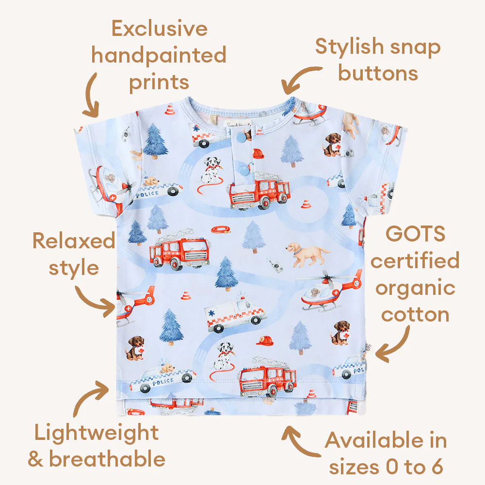 To The Rescue Organic Short Sleeve Top - Image 5