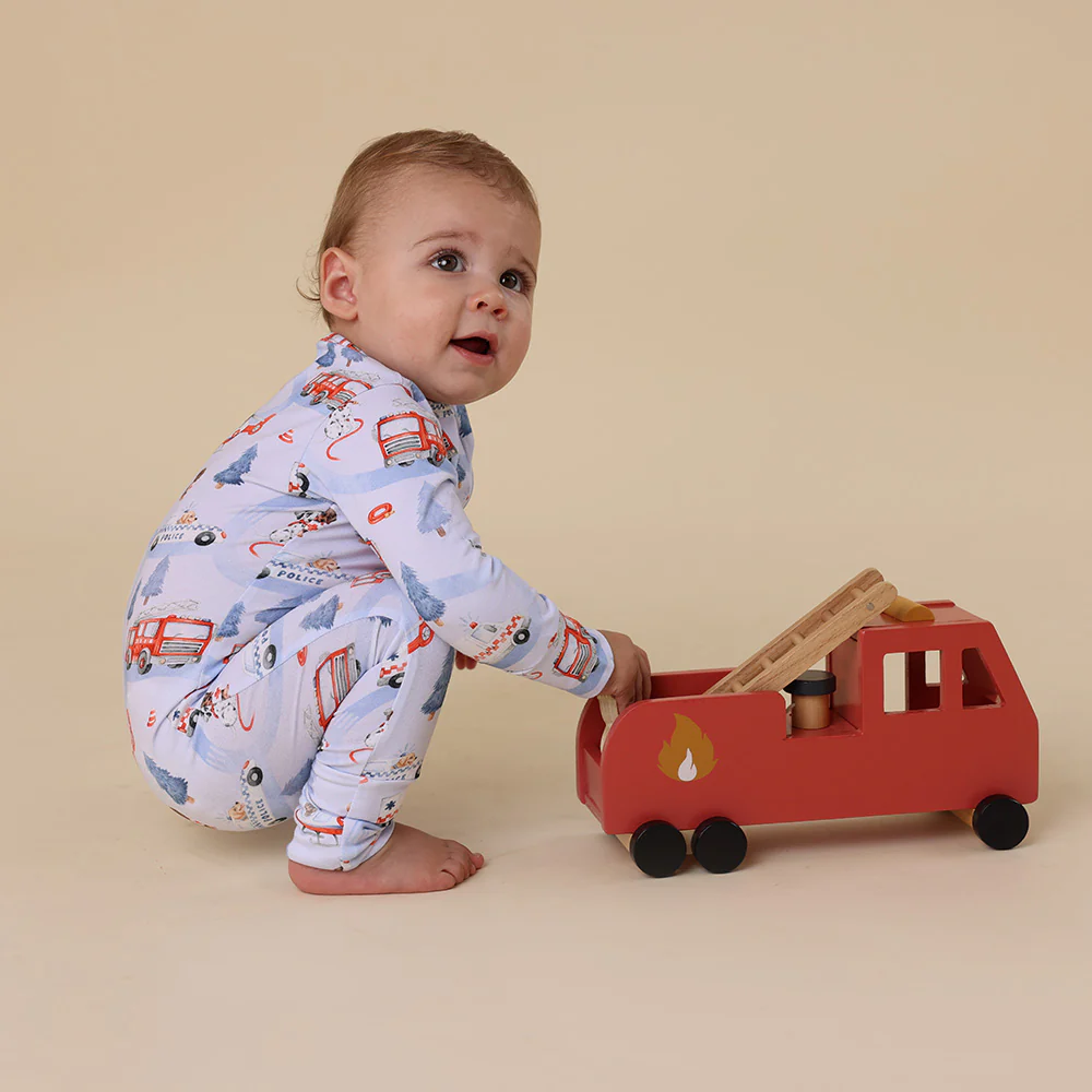 To The Rescue Organic Snugglesuit Convertible Romper - Image 11