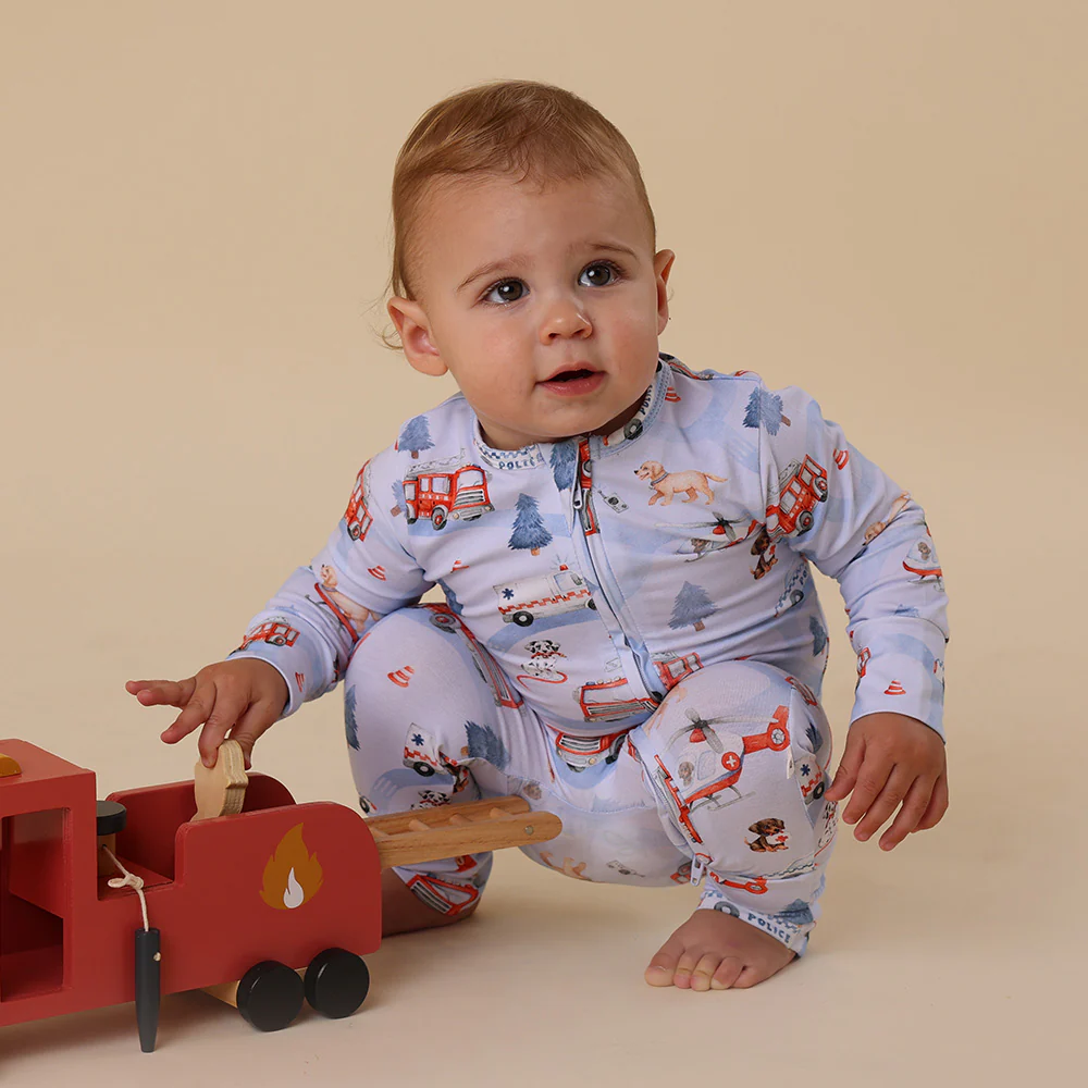 To The Rescue Organic Snugglesuit Convertible Romper - Image 12