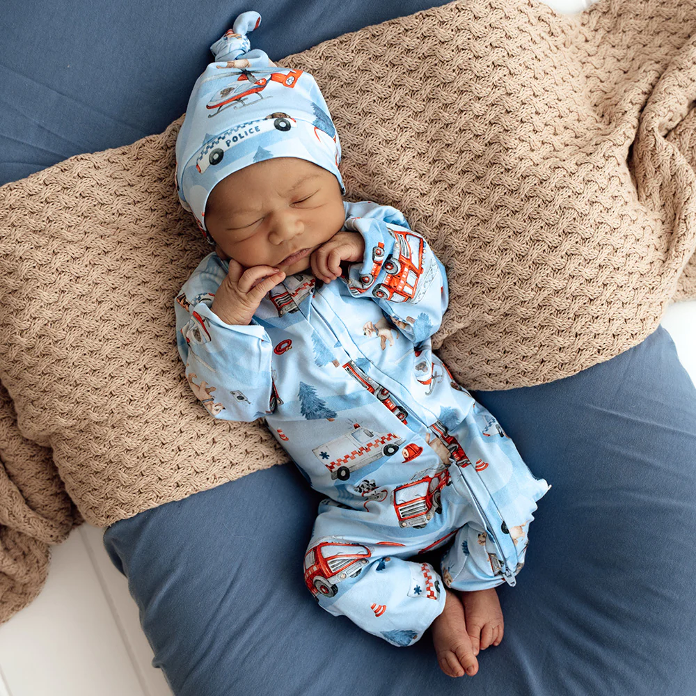 To The Rescue Organic Snugglesuit Convertible Romper - Image 3