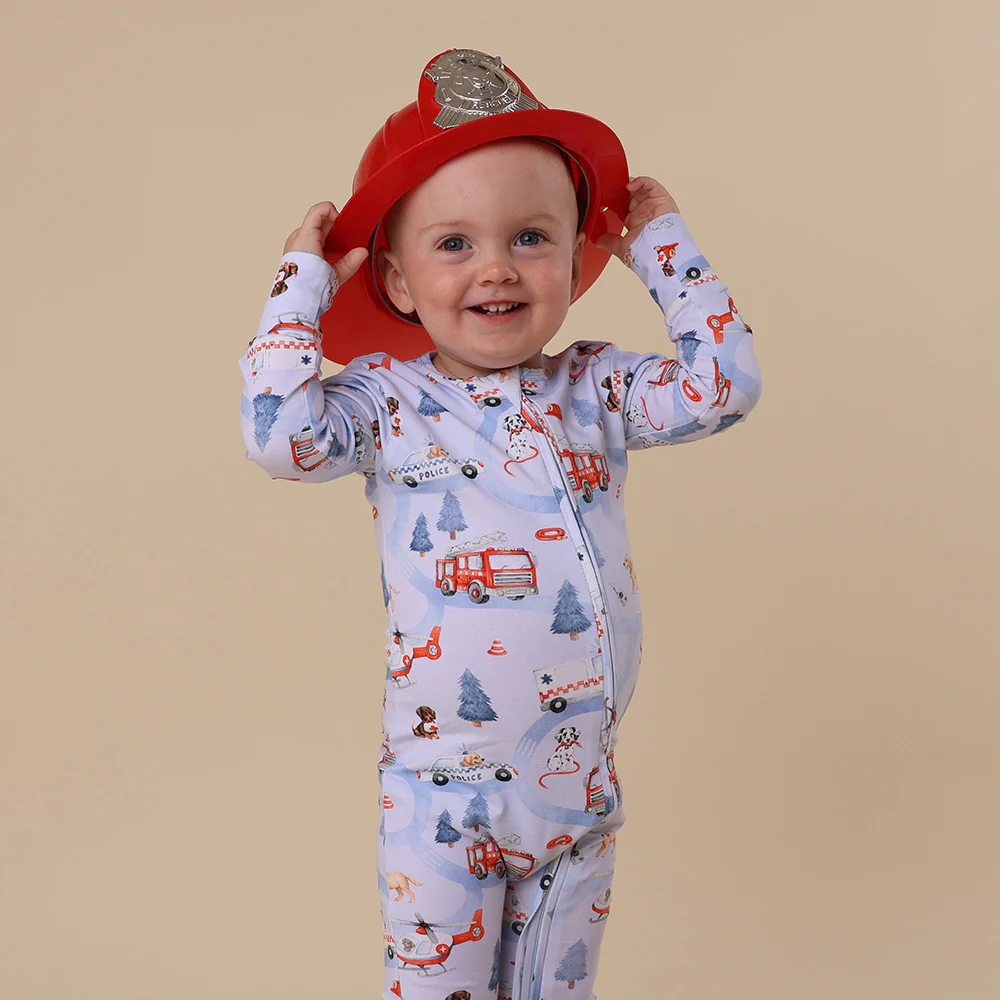 To The Rescue Organic Snugglesuit Convertible Romper - Image 4