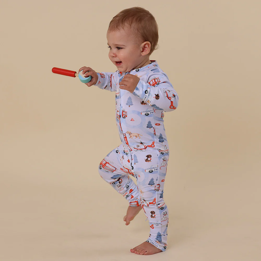 To The Rescue Organic Snugglesuit Convertible Romper - Image 5