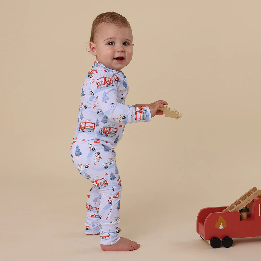 To The Rescue Organic Snugglesuit Convertible Romper - Image 7