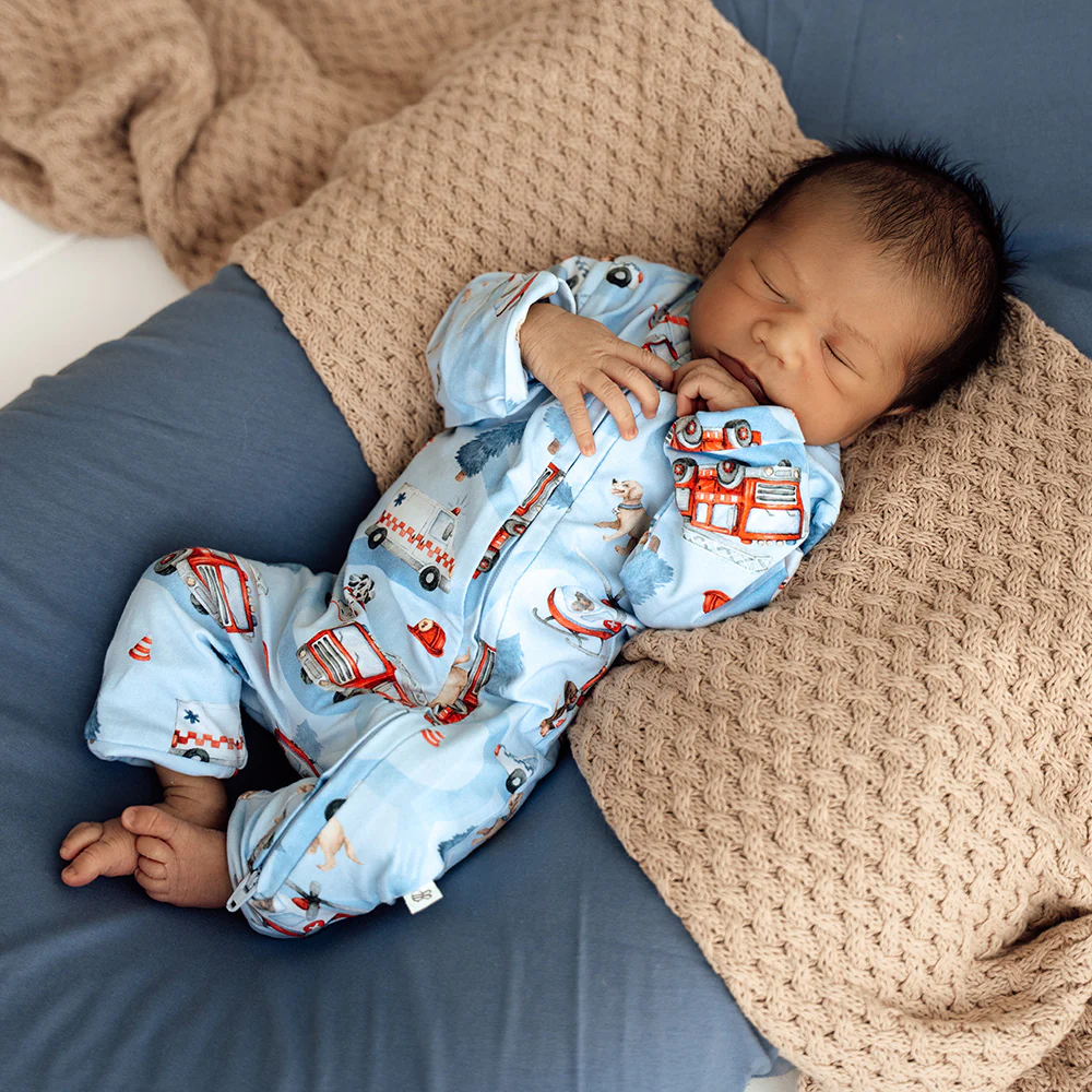 To The Rescue Organic Snugglesuit Convertible Romper - Image 8